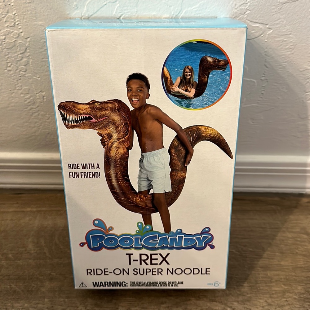 T-Rex Ride-On Super Noodle Pool Toy NEW